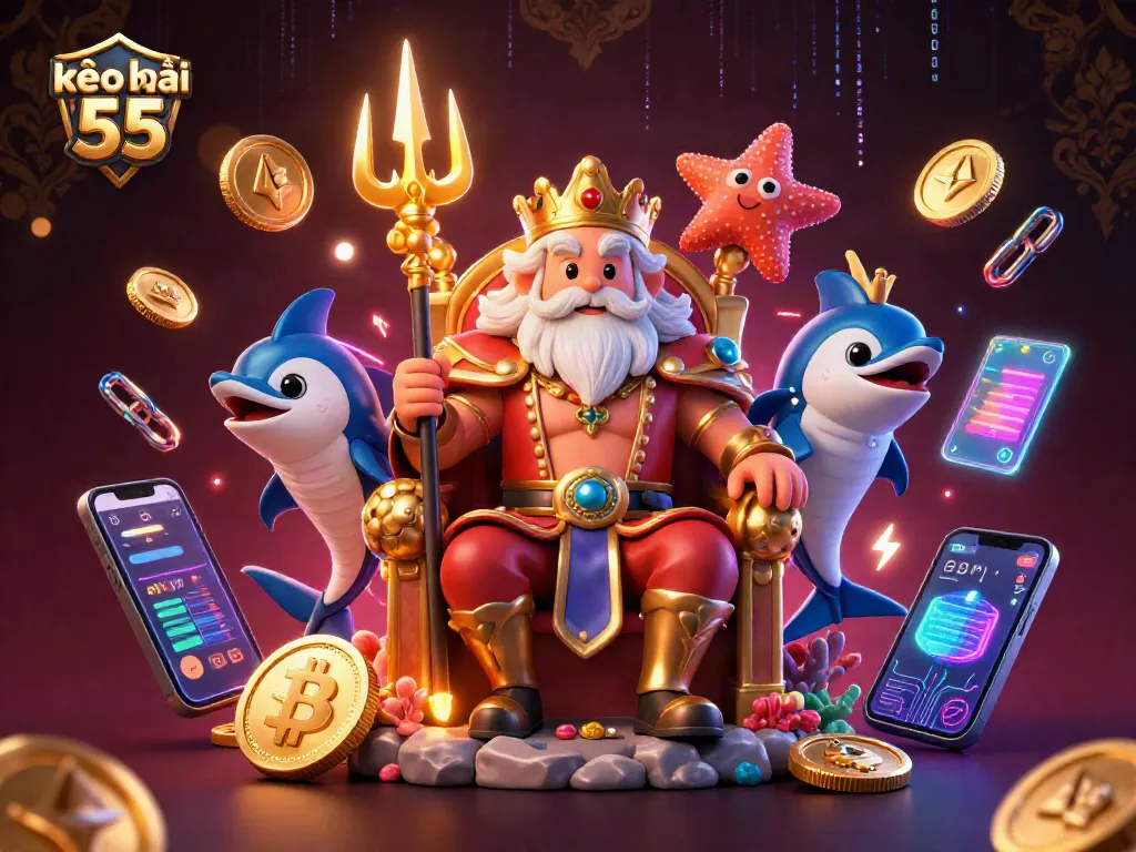 Experience thrilling gaming action with kèo nhà cái 55 featuring vibrant 3D casino illustration.