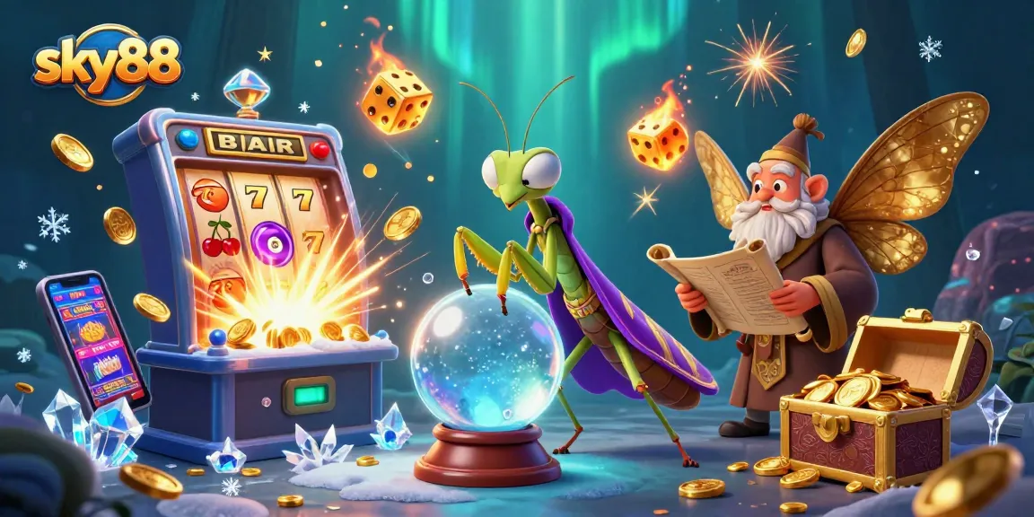 Experience the excitement at sky88 with vibrant winning symbols and dynamic casino elements