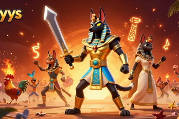 Bet on the ultimate iagyys cockfighting experience with Anubis and Bastet in action.
